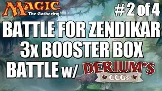 Battle for Zendikar Booster Box Battle x3 w/ DeriumsCCG (#2 of 4)