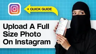 How To Upload A Full Size Photo On Instagram | Post Full Image Without Cropping on Instagram
