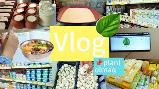 📌Günlük Vlog/Planlı Olmaq Bərk qatıq hazırlamaq/Julyen