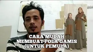 cara membuat pola gamis
