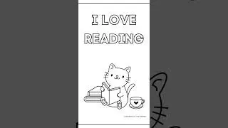 Library Coloring and Activity Pages #shorts