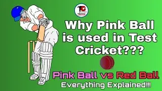 Why Pink Ball is used in Test Cricket? Pink Ball vs Red Ball!!! - Everything Explained