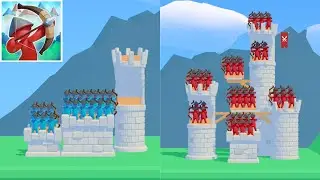 Archery Bastions: Castle War ALL LEVELS Gameplay Walkthrough 1-10 Part #1