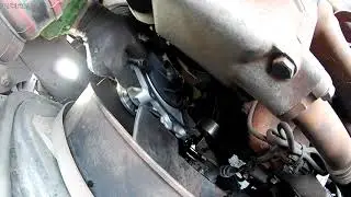 MAN TGA Замена водяного насоса.