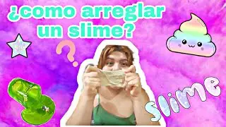 ¿como arreglar un slime seco? + sketch 😂| ROSI PINK
