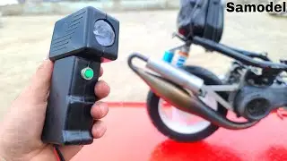 Adjusting STIHL Ignition on Yamaha Jog Scooter with Stroboscope