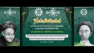 Halal Bihalal Nahdatul Ulama Dan Muhammadiyah