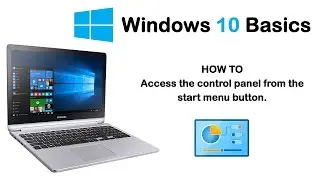 Windows 10 Basics - How to access the old control panel from the start menu button