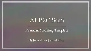 B2C SaaS Financial Model for Startup AI-Powered Platforms