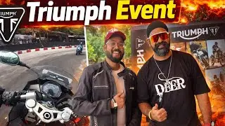 RIDING DAYTONA 660 - With @jsfilmsindia 🔥📍TRIUMPH EVENT NOIDA 