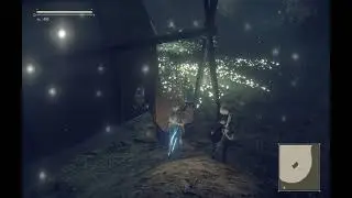 NieR Automata - сад под землей