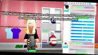 Robloxian Highschool: How to Make Your Own Decal Face! [NO GAMEPASS]