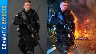 Dramatic Photo Manipulation Effects ~ Photoshop CC Tutorial