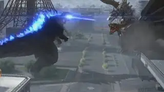 Godzilla 2014 against Mecha King Ghidorah on PS4