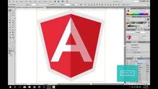 Designing Angular Js Logo In Adobe Illustrator CC