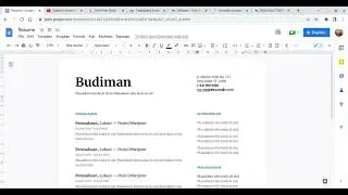 Membuat  CV Lamaran Kerja