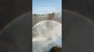 The most incredible experience at Devil’s Pool in Zambia 🤩 #zambia #victoriafalls #adrenalinerush