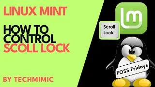 How to control SCROLL LOCK in LINUX MINT