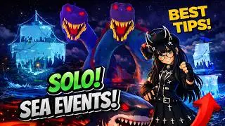 Best Tips❗To Farm SOLO Fools Gold and  Sea Events & Best Builds for Sea Events  in  Blox fruits