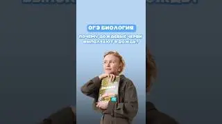 Почему дождевые черви выползают в дождь? 