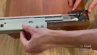 Installing DTC series concealed mounting rails