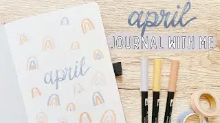 BULLET JOURNAL SET UP | April 2021 (rainbow theme)