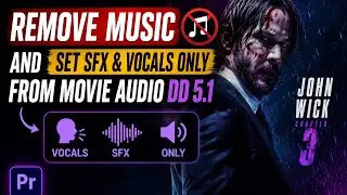 REMOVE MUSIC FROM MOVIE | PREMIER PRO TUTORIAL