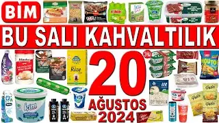 BİM DONDURULMUŞ ÜRÜNLER VE KAHVALTILIK GIDA FİYATLARI | BİM AKTÜEL BU SALI | BİM 20 AĞUSTOS 2024