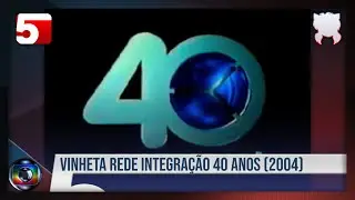Rede Integração 40 Anos | Vinheta Interprogramas - Globo MG | (2004)