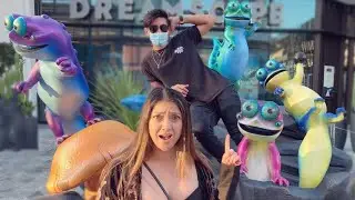 JALAN JALAN KE MALL WITH ALBANY. HE DID NOT LIKE THE CHOCOLATE😞