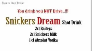 How To Snickers Dream Shot Drink