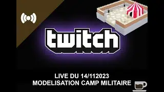 On crée une caserne avec Blender - Episode 5 - Live 14/11/2023