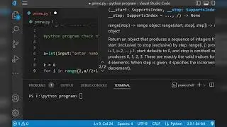Python program to check whether a number is Prime or not