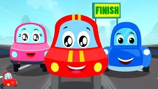 Car Race Song, Nursery Rhyme Videos for Kids