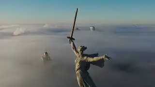 Туман укутывает Волгоград