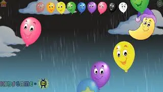 Baby Games | Kids Balloon Pop Game - learn colors with Balloons| Kidsgame.tv