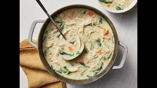 Quick Lemony Greek Chicken Soup | Live