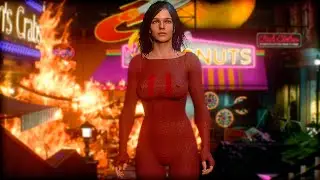 Jill in Lace Catsuit