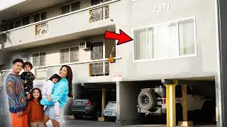 SHOWING OUR KIDS OUR FIRST HOME BEFORE YOUTUBE!!! **BEFORE THEY WERE BORN**