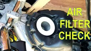 Yamaha TDM 4TX1 1996 Air filter check change replacement