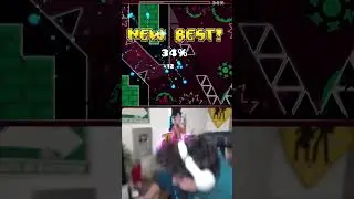 EL JUGADOR MÁS TRANQUI DE GEOMETRY DASH 🗣️‼️ #geometrydash #shorts #humor