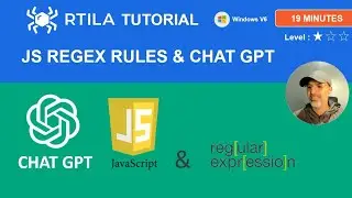 RTILA - Tutorial - How CHAT GPT makes Web Scrapping Easier - Generate Regex rules with Chat GPT