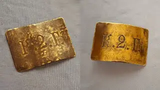 Реставрація  пряжки.