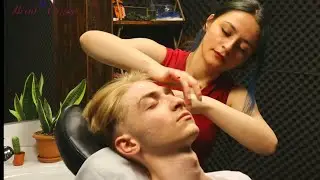 Miss Melek'' ASMR Back Massage & Night Therapy 🌒 (Includes Cracking)