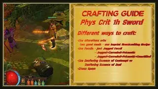 PoE 3.8 Blight Melee Crafting Guide - JEWELLED FOIL - Phys Crit Build