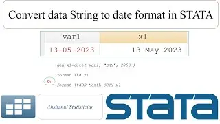 Convert data String to date format in STATA
