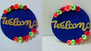 Door Hanging DIY || Wall Decor using Cakeboard