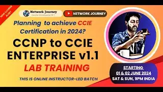 🎉 Join CCNP to CCIE Enterprise Training by Expert Trainer Sagar Dhawan | Weekend Batches Avbl! 🚀