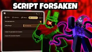 🗡️THE BEST SCRIPT FOR FORSAKEN🗡️|👻INVISIBILITY👻 |😱AUTO GENERATOR😱 |🔥WALLHACK🔥|💀EMOTES💀|