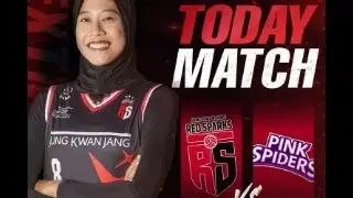 RED SPARKS VS PINK SPIDERS - KOREA V-LEAGUE 2024 [SIARAN ULANG]